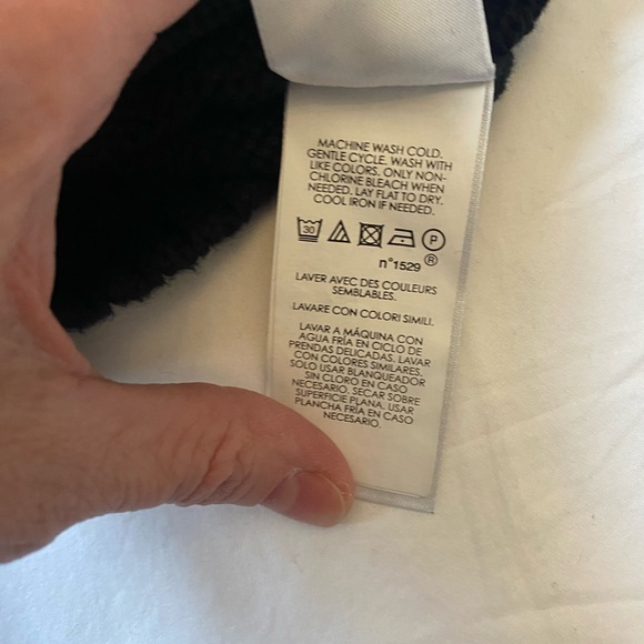 Polo Ralph Lauren Black 100% Cotton Thick Knit 1/4 Zip Sweater Boys 5 Old Money - Picture 8 of 13